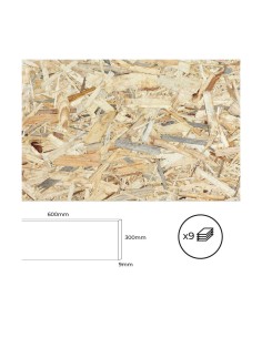 Plywood Board Bertini OSB 60 x 30 cm (9Units) by Bertini, Basic building materials - Ref: S7913378, Price: 27,27 €, Discount: %