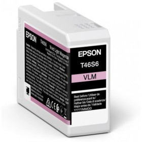 Cartouche d'encre originale Epson T46S6 Magenta clair de Epson, Toners et encre pour imprimante - Réf : M0506229, Prix : 43,2...