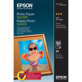 Confezione con inchiostro e carta fotografica Epson C13S042539 A5 A4 (50 Unità) (1 Unità) di Epson, Carta da stampa - Rif: M0...