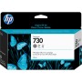 Cartucho de Tinta Original HP 730 Negro Gris de HP, Tóners y tinta de impresora - Ref: M0509766, Precio: 97,37 €, Descuento: %