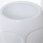 Vase Alexandra House Living Blanc Céramique Brillant Visage 22 x 22 x 47 cm de Alexandra House Living, Vases - Réf : D1621571...