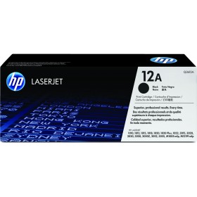 Toner original HP 12A Noir de HP, Toners et encre pour imprimante - Réf : M0510480, Prix : 107,86 €, Remise : %