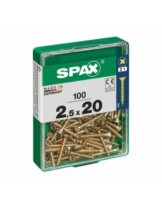 Caja de tornillos SPAX Tornillo de madera Cabeza plana (2,5 x 20 mm) de SPAX, Tornillos - Ref: S7913852, Precio: €5.57, Descu...