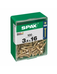 Caja de tornillos SPAX Cabeza plana 3,5 x 16 mm (100 Unidades) de SPAX, Tornillos - Ref: S7913868, Precio: €6.10, Descuento: %