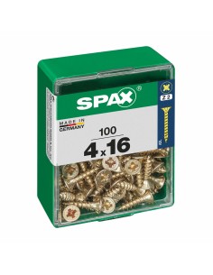 Caja de tornillos SPAX Tornillo de madera Cabeza plana (4 x 16 mm) (4,0 x 16 mm) de SPAX, Tornillos - Ref: S7913883, Precio: ...