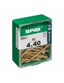 Box of screws SPAX Wood screw Flat head (4,0 x 40 mm) (4 x 40 mm) | Tienda24 Tienda24.eu