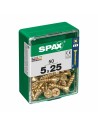 Caja de tornillos SPAX Tornillo de madera Cabeza plana (5 x 25 mm) (5,0 x 25 mm) | Tienda24 Tienda24.eu