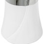 Vase Alexandra House Living White Silver Ceramic 10 x 9 x 20 cm by Alexandra House Living, Vases - Ref: D1621575, Price: 12,4...