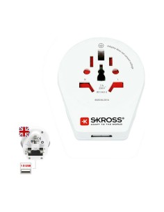 Adattatore di Corrente Skross 1500267 Regno Unito Internazionale 1 x USB da Skross, Adattatori da viaggio - Ref: S7914088, Pr...