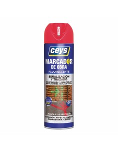 Vernice spray Ceys Rosso 500 ml Fluorescente da Ceys, Vernice a spray - Ref: S7914131, Precio: 11,86 €, Descuento: %