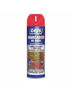 Vernice spray Ceys Rosso 500 ml Fluorescente da Ceys, Vernice a spray - Ref: S7914131, Precio: 11,86 €, Descuento: %