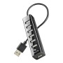 Hub USB NGS IHUB7 TINY Noir de NGS, Hubs USB - Réf : S0235874, Prix : 17,75 €, Remise : %