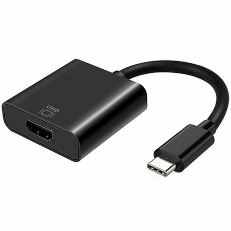 Cavo USB-C con HDMI Aisens Conversor USB-C a HDMI 4k@60Hz, USB-C/M-HDMI/H, Negro, 15cm 4K di Aisens, Cavi per trasmissione da...