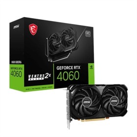 Carte Graphique MSI 912-V516-004 Geforce RTX 4060 8 GB GDDR6 de MSI, Cartes graphiques - Réf : S0237591, Prix : 334,60 €, Rem...