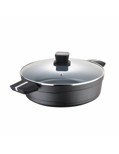 Casserole with Lid Feel Maestro MR-3530-22 Red Black Steel Stainless steel Plastic Ø 22 cm 4,2 L | Tienda24 Tienda24.eu