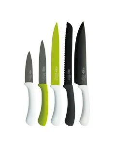 Set of Knives with Wooden Base Spartan InnovaGoods 7 Pieces | Tienda24 Tienda24.eu