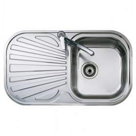 Fregadero de Un Seno con Escurridor Teka 10107017 de Teka, Fregaderos - Ref: S0407368, Precio: 89,85 €, Descuento: %