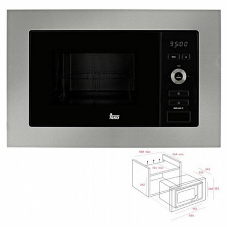 Built-in microwave with grill Teka MWE 225 FI 20 L 800W Steel 800 W 20 L by Teka, Grill Microwaves - Ref: S0407913, Price: 18...