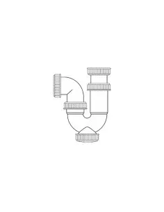 Sifón de Lavabo Mirtak PVC de Mirtak, Piezas de tuberías - Ref: S7914692, Precio: €6.57, Descuento: %