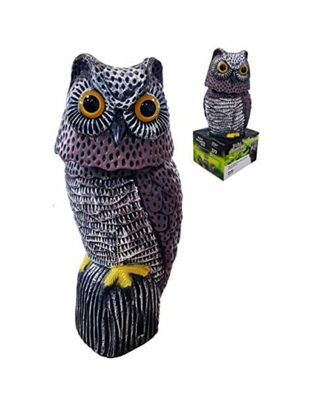 Ahuyentador EDM Búho Pájaros Ø 19 x 40 cm Polipropileno | Tienda24 Tienda24.eu