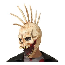 Maske Halloween Totenkopf Braun von BigBuy Fun, Wimperntusche - Ref: S1125836, Preis: 11,69 €, Rabatt: %