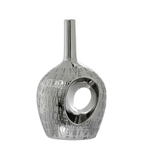 Vase Alexandra House Living Argenté Céramique 18 x 12 x 31 cm de Alexandra House Living, Vases - Réf : D1621605, Prix : 23,72...