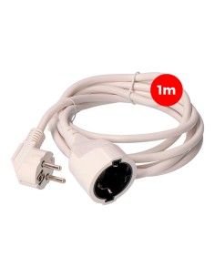 Extension Lead EDM 3 x 1,5 mm White 4 m | Tienda24 Tienda24.eu