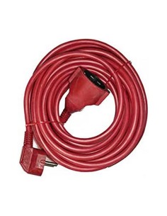 Verlängerungskabel EDM Flexibel 3 x 1,5 mm 10 m Rot | Tienda24 Tienda24.eu