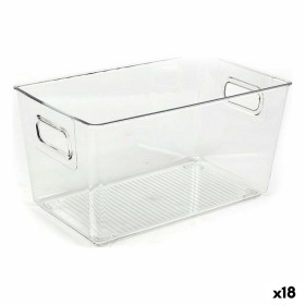 Caja Multiusos Dem Transparente 25,7 x 15,3 x 13,5 cm (18 Unidades) de Dem, Cajas y arcones de almacenaje - Ref: S2230878, Pr...