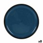 Snack tray La Mediterránea Chester Blue Circular 24,3 x 2,5 cm (8 Units) by La Mediterránea, Plates and dishes - Ref: S223303...