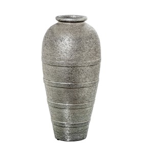 Vase Alexandra House Living Silver Ceramic 24 x 25 x 59 cm by Alexandra House Living, Vases - Ref: D1621612, Price: 88,20 €, ...