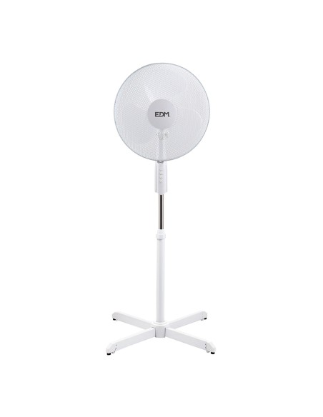 Freestanding Fan EDM White 50 W 55 W | Tienda24 Tienda24.eu