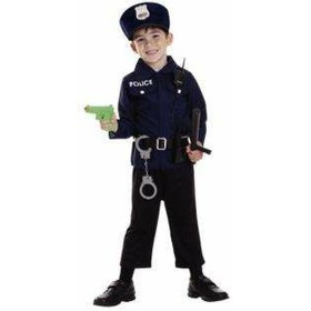 Fantasia infantil Polícia 3-6 anos de BigBuy Carnival, Meninos - Ref: S2442167, Preço: 30,67 €, Desconto: %