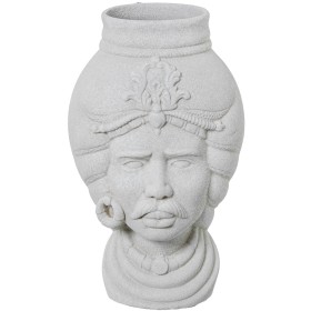 Vase Alexandra House Living Blanc Céramique Africain 21 x 21 x 39 cm de Alexandra House Living, Vases - Réf : D1621622, Prix ...