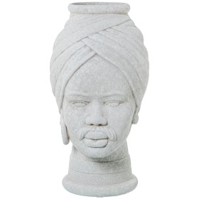 Vase Alexandra House Living Blanc Céramique Africaine 18 x 18 x 29 cm de Alexandra House Living, Vases - Réf : D1621624, Prix...