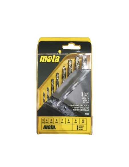 Ensemble de forets Mota mj8 Meulage Métal 8 Pièces Tungstène | Tienda24 Tienda24.eu