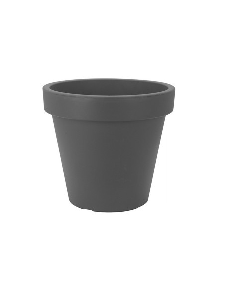 Vaso Plastiken Antracite Polipropileno (Ø 35 cm) | Tienda24 Tienda24.eu