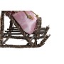 Deko-Figur DKD Home Decor Weihnachtsmann Weihnachten Grau Rosa Holz 42 x 22 x 50 cm von DKD Home Decor, Weihnachten - Ref: S3...