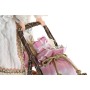 Deko-Figur DKD Home Decor Weihnachtsmann Weihnachten Grau Rosa Holz 42 x 22 x 50 cm von DKD Home Decor, Weihnachten - Ref: S3...