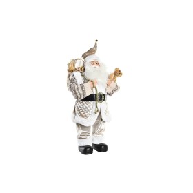 Décorations de Noël Joy Chaussette de Noël Blanc Tissu 28 x 4 x 46 cm (12 Unités) | Tienda24 - Global Online Shop Tienda24.eu