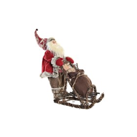 Figura Decorativa DKD Home Decor Rojo Gris Madera Papá Noel 42 x 22 x 48 cm de DKD Home Decor, Navidad - Ref: S3035312, Preci...