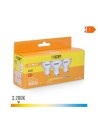 Lot de 3 ampoules LED EDM F 5 W GU10 450 lm Ø 5 x 5,5 cm (3200 K) | Tienda24 Tienda24.eu