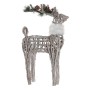 Décorations de Noël DKD Home Decor Renne Blanc osier 33 x 14 x 60 cm (3 Unités) de DKD Home Decor, Noël - Réf : S3035862, Pri...