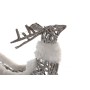 Christmas bauble DKD Home Decor Reindeer and sleigh White wicker Reindeer 75 x 20 x 53 cm | Tienda24 - Global Online Shop Tienda24.eu