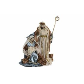 Christmas nativity set DKD Home Decor Blue Golden 48 x 28 x 90 cm by DKD Home Decor, Christmas - Ref: S3035965, Price: 190,22...