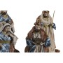 Christmas nativity set DKD Home Decor 9 Pieces Blue Golden Polyester (20 x 15 x 30 cm) by DKD Home Decor, Christmas - Ref: S3...