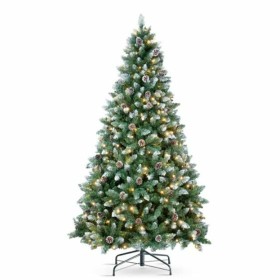 Sapin de Noël DKD Home Decor Vert Métal Polyéthylène 90 x 90 x 180 cm 180 cm de DKD Home Decor, Noël - Réf : S3036291, Prix :...