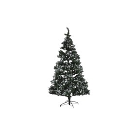 Albero di Natale DKD Home Decor Luce LED Verde Metallo Polietilene 130 x 130 x 218 cm di DKD Home Decor, Natale - Rif: S30362...