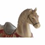 Decorazione Natalizia DKD Home Decor Marrone Rosso Resina Cavallo 34 x 10 x 32 cm (3 Unità) di DKD Home Decor, Natale - Rif: ...