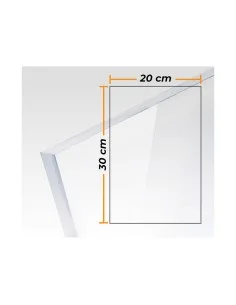 Identification plate Durable 8053-19 PVC Transparent Tablecloth | Tienda24 Tienda24.eu